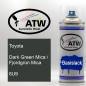 Preview: Toyota, Dark Green Mica / Fjordgrün Mica, 6U9: 400ml Sprühdose, von ATW Autoteile West.